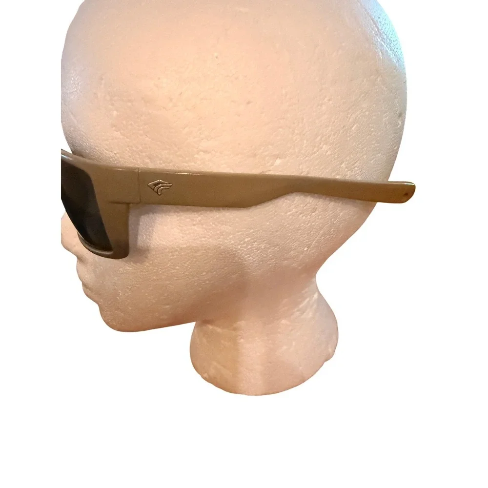 Outdoor Torege Talos Mens Rectangular Sport Sunglasses Tan‎ Frame Dark Lens